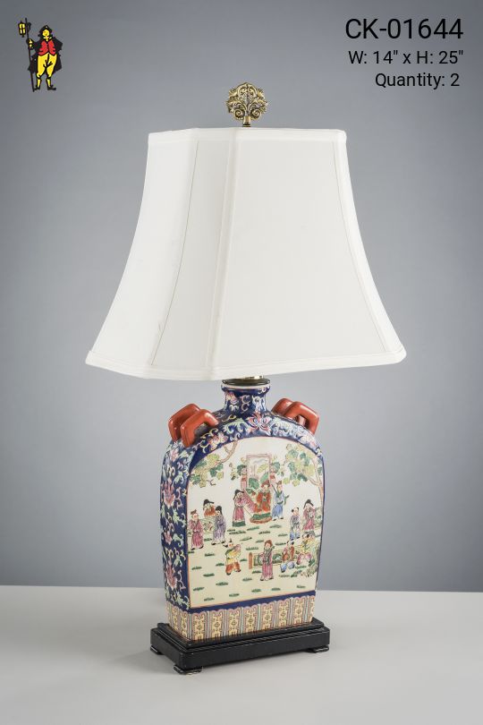 Ceramic Asian Table Lamp