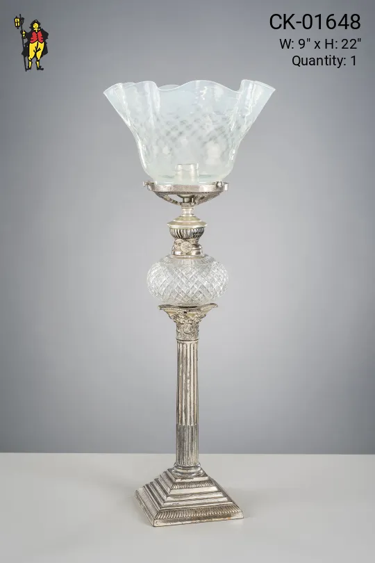 Classic Electrified Oil Table Lamp