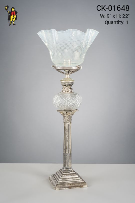 Classic Electrified Oil Table Lamp