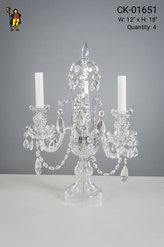 Crystal Table Candelabra