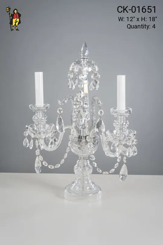 Crystal Table Candelabra