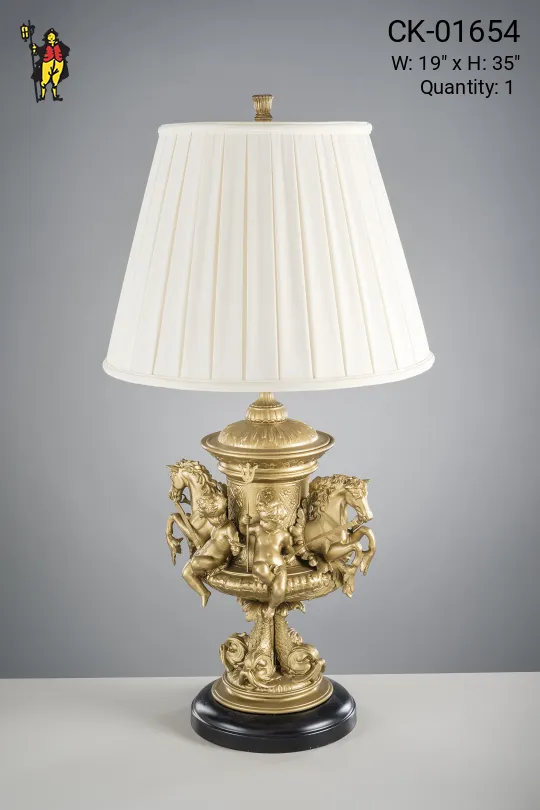Decorative Brass Table Lamp