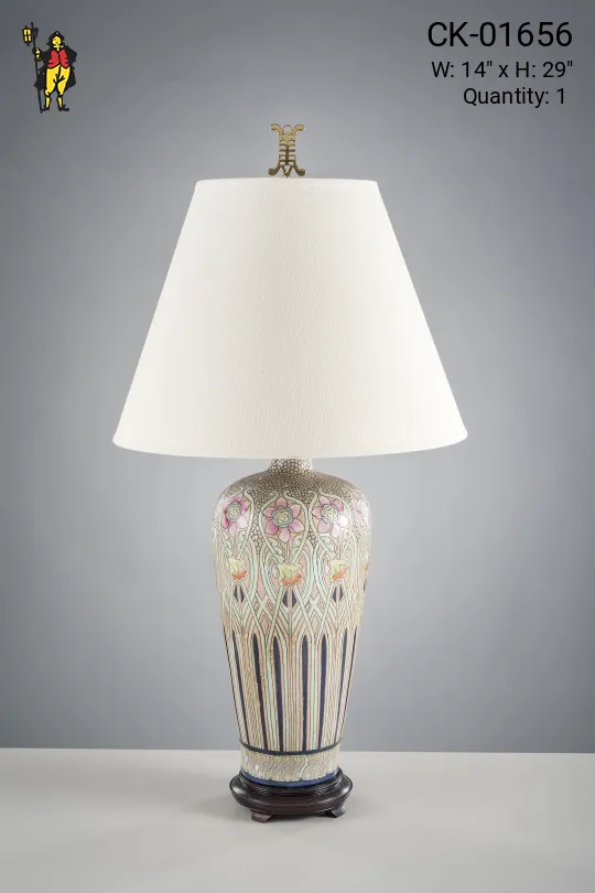 Ceramic Asian Style Table Lamp