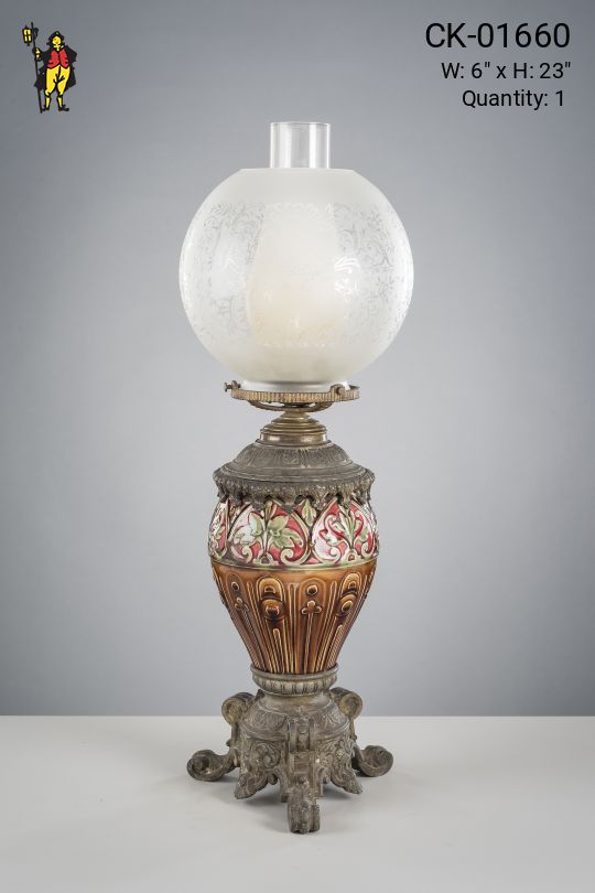 Ceramic Electrified Oil Table Lamp