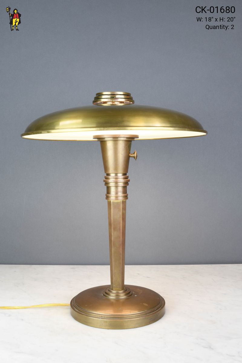 Brass art lamp online