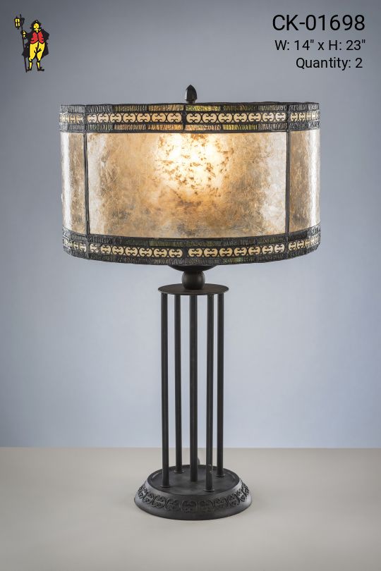 Bronze Gothic Table Lamp