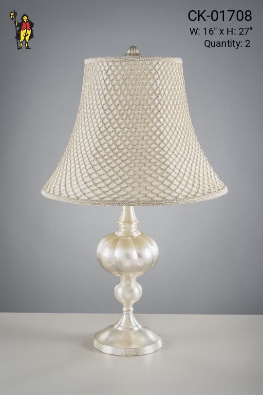 Silver Plated Table Lamp