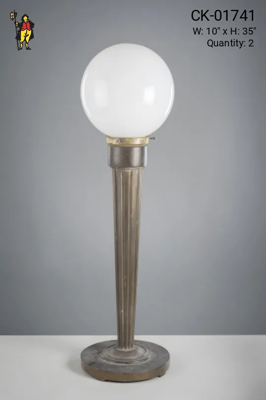 Antique Bronze Post Table Lamp