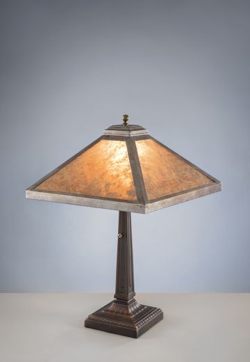 Gothic Bronze Table Lamp