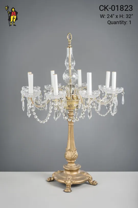 Nine Light Table Candelabra