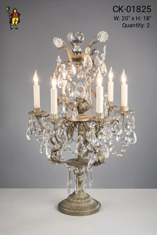 Antique Six Light Candelabra