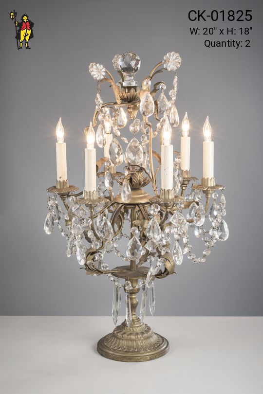 Antique Six Light Candelabra