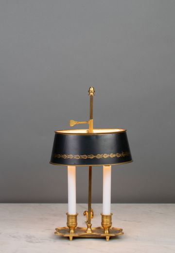 Two Candle Bouliette Table Lamp