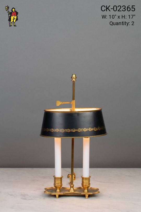 Two Candle Bouliette Table Lamp
