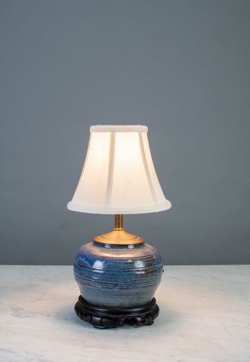 Blue Ceramic Table Lamp