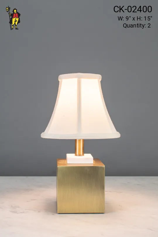Contemporary Brass Table Lamp