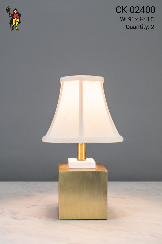 Contemporary Brass Table Lamp