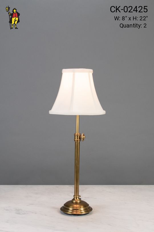 Adjustable Brass Table Lamp