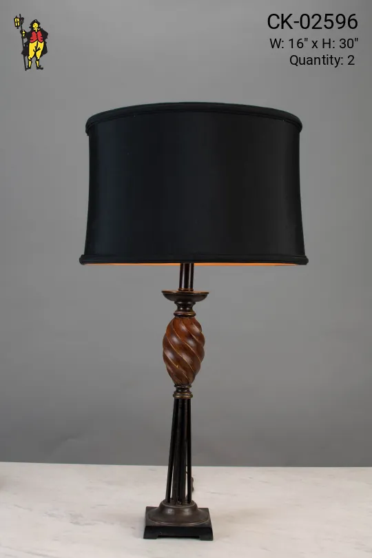 Wooden Table Lamp