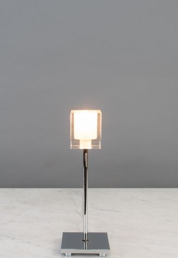 Nickel Contemporary Table Lamp