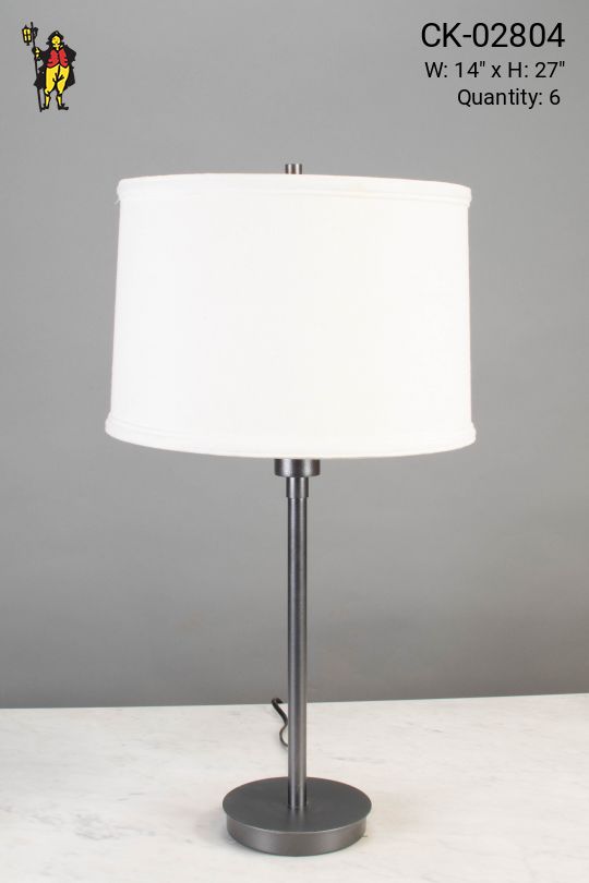 Black Pole Table Lamp