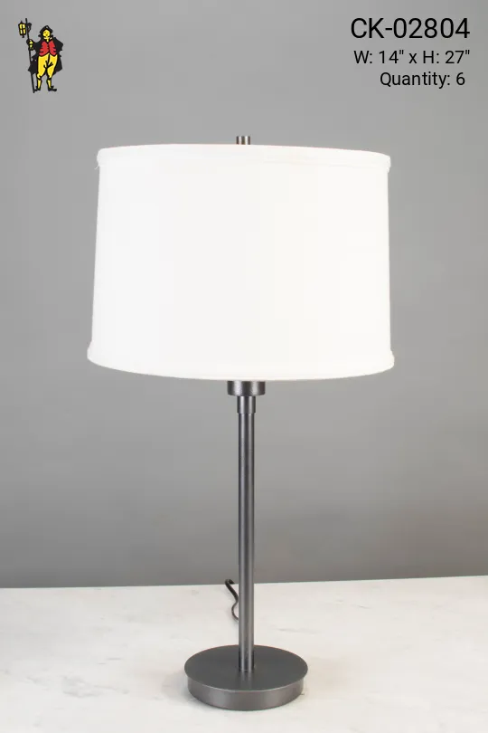 Black Pole Table Lamp