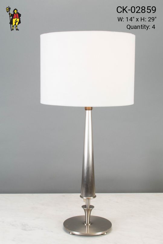 Nickel Table Lamp