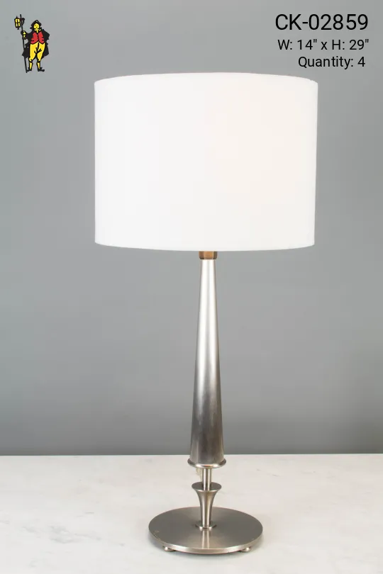 Nickel Table Lamp