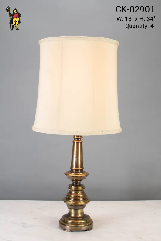 Traditional Brass Table Lamp