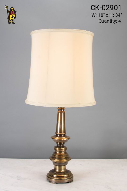 Traditional Brass Table Lamp