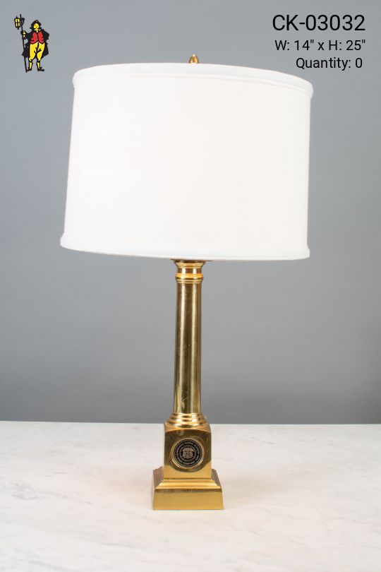 Marines Polished Brass Table Lamp