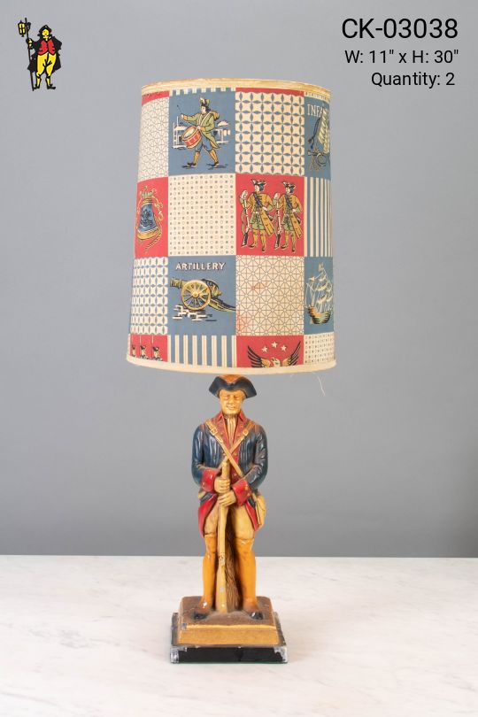 Revolutionary War Table Lamp