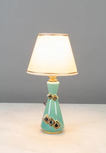 Green Ceramic Table Lamp