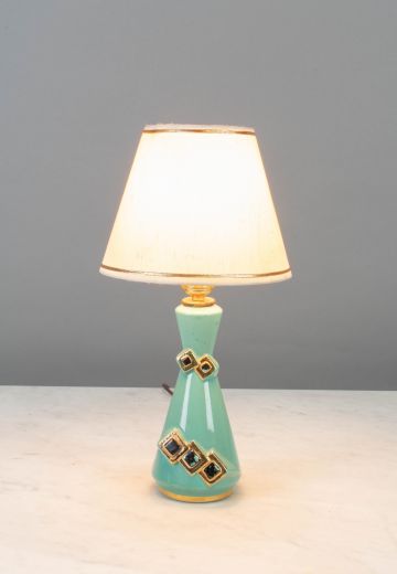 Green Ceramic Table Lamp