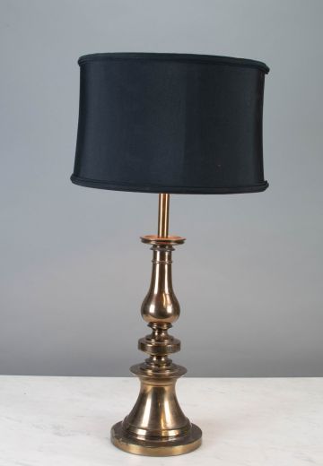 Traditional Polished Bronze Table Lamp