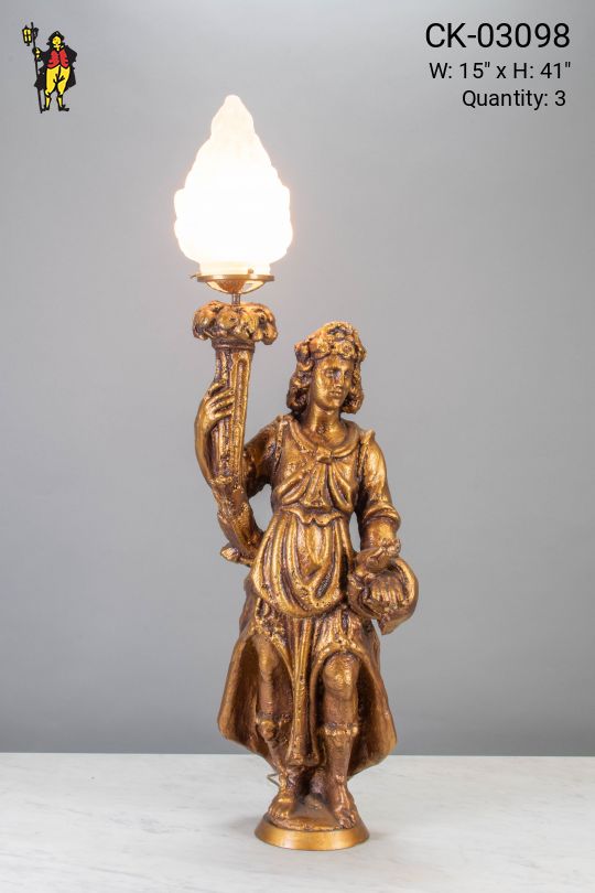Statue Torch Large Table Lamp