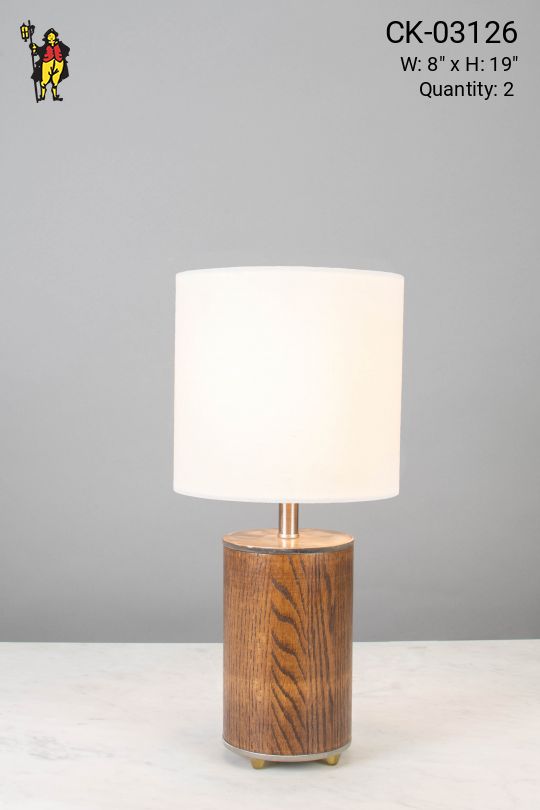 Wood Finished Table Lamp