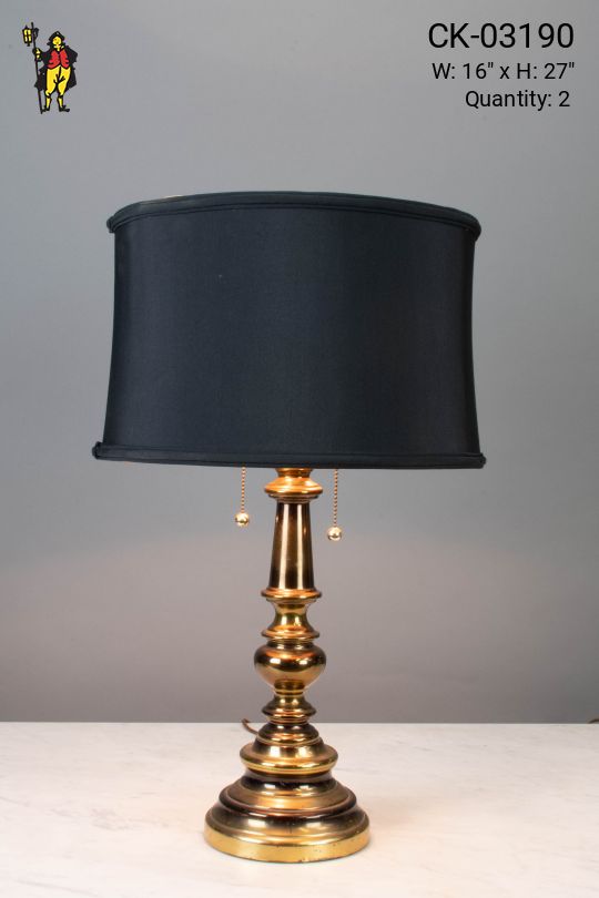 Traditional Brass Table Lamp