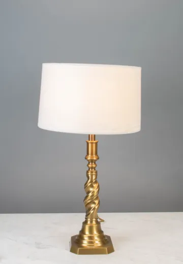 Brass Swirl Table Lamp
