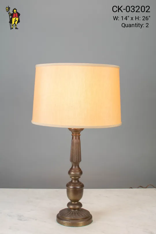 Traditional Brass Table Lamp