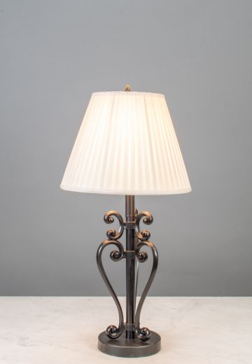 Bronze Scrolls Table Lamp