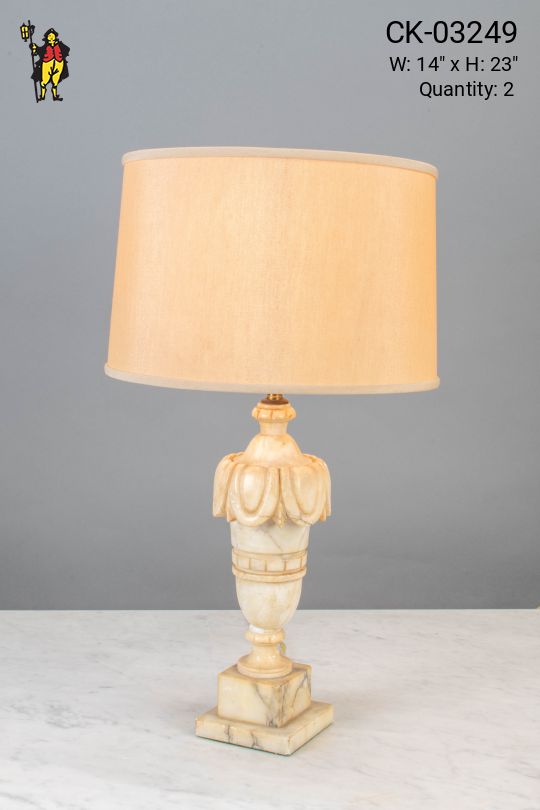 Marble Finished Gothic Table Lamp
