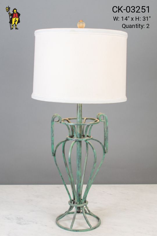 Iron Skeleton Table Lamp