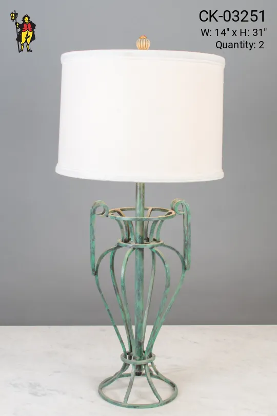 Iron Skeleton Table Lamp