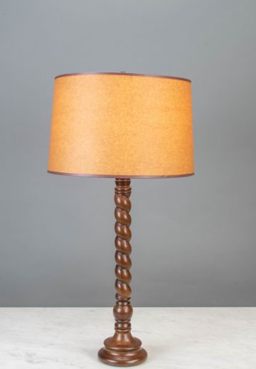 Tall Wooden Table Lamp