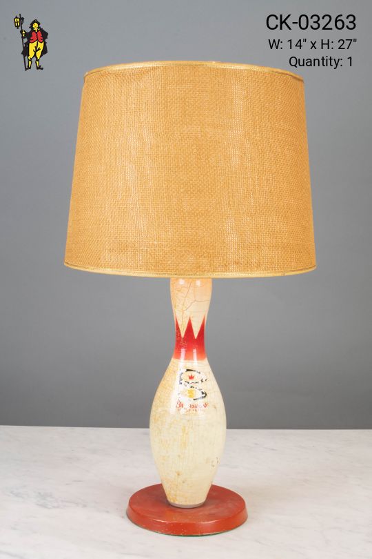 Bowling Pin Table Lamp