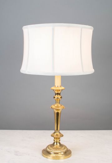 Traditional Polished Brass Table Lamp