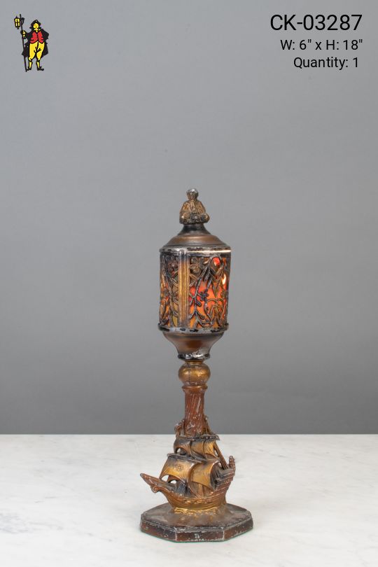 Nautical Small Lantern Style Table Lamp