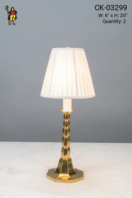 Polished Brass Table Lamp