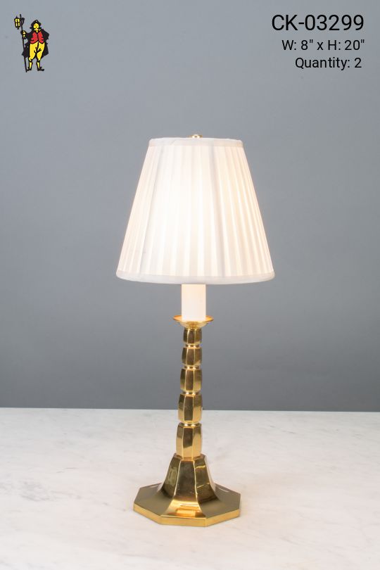 Polished Brass Table Lamp